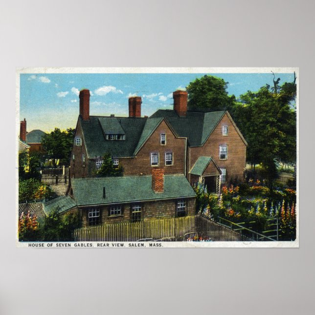 Rear View of the House of Seven Gables Poster (Front)