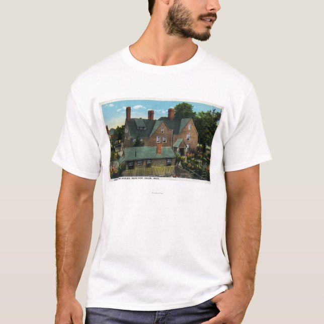 Rear View of the House of Seven Gables T-Shirt (Front)