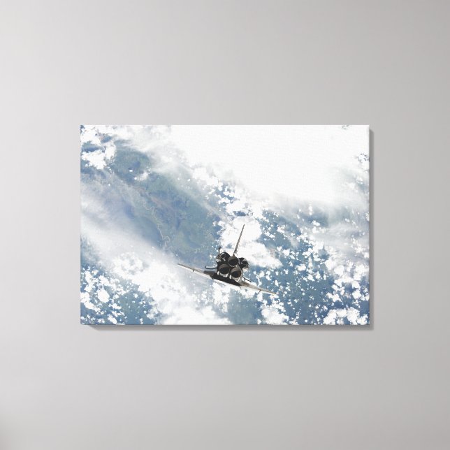 Rear view of the three main engines canvas print (Front)