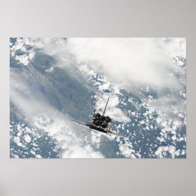 Rear view of the three main engines poster (Front)