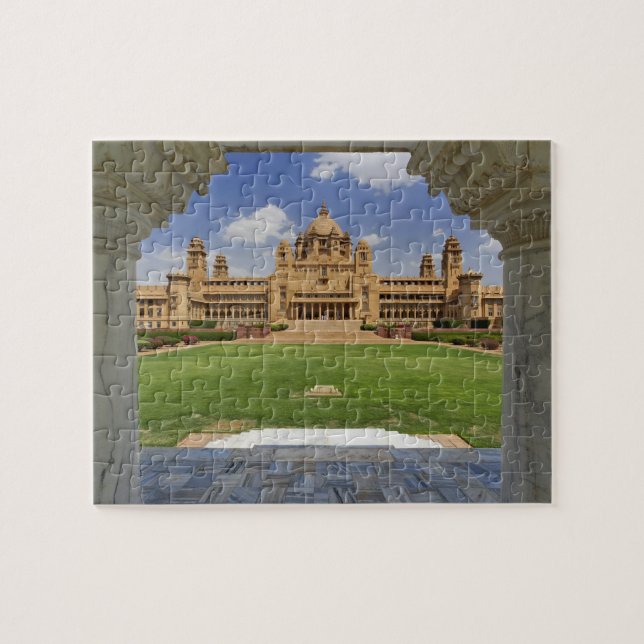 Rear view of Umaid Bhawan Palace hotel, Jodjpur, Jigsaw Puzzle (Horizontal)