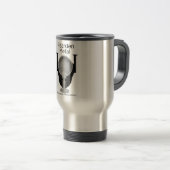 Rearden Metal Travel Coffe Mug, Atlas Shrugged Travel Mug (Front Right)