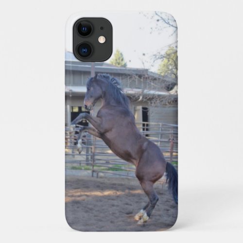 Rearing Horse 1 iPhone 11 Case