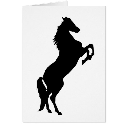Rearing horse cards (Front)