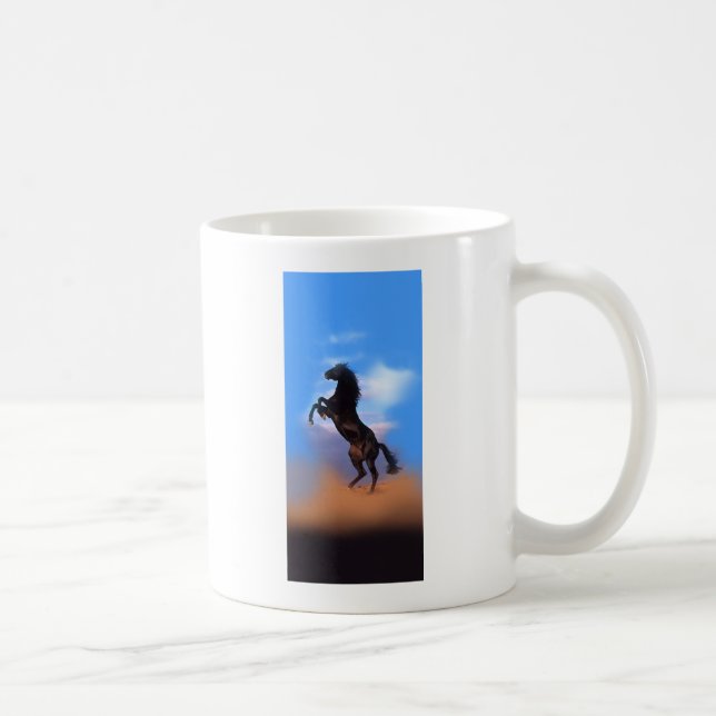 Rearing Horse Coffee Mug (Right)