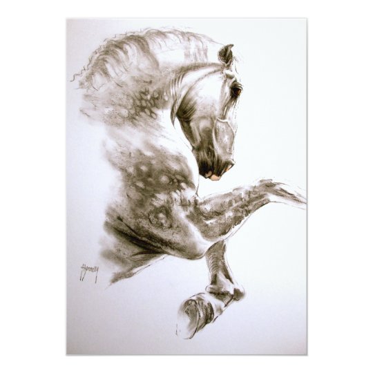 Rearing Horse Invitation