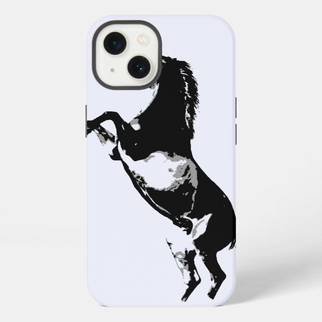 Rearing Horse Iphone Case (Back)