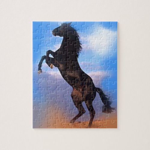 Rearing Horse Jigsaw Puzzle