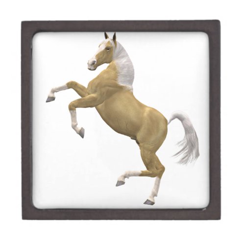 Rearing horse keepsake box