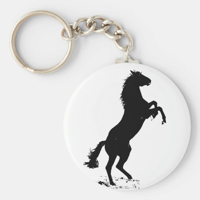 Rearing Horse Key Chains