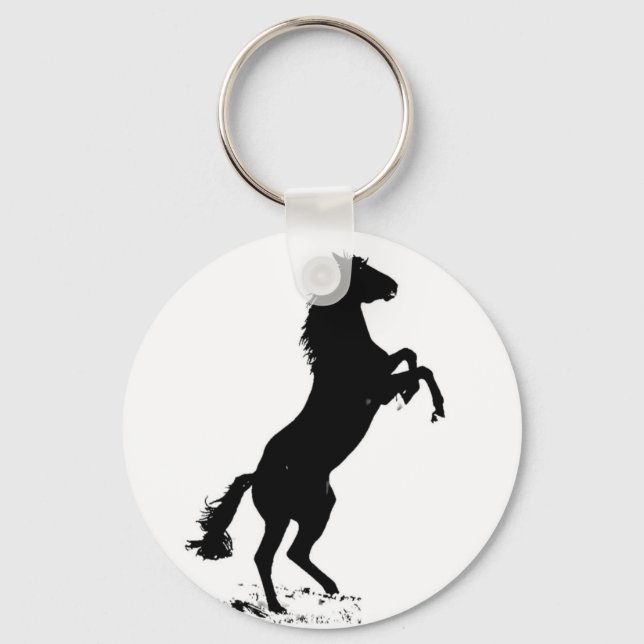 Rearing Horse Keychain (Front)