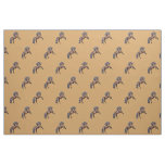 Rearing Horse Pattern Fabric