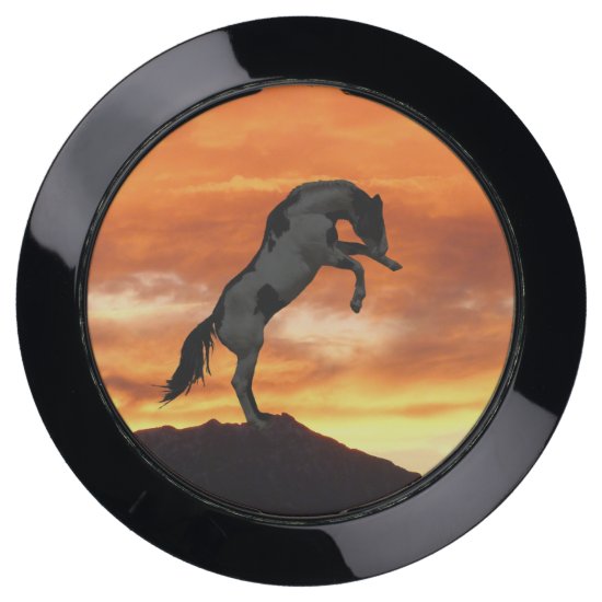 Rearing Horse Silhouette USB Charging Station