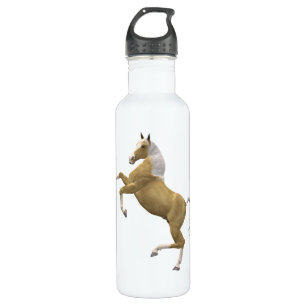 Rearing horse stainless steel water bottle