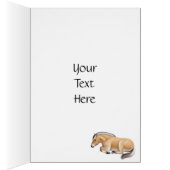 Rearing Norwegian Fjord Horse Card (Inside (Right))