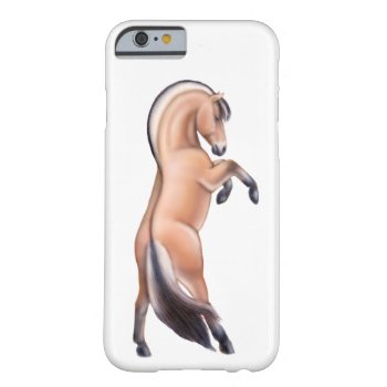 Rearing Norwegian Fjord Horse Iphone 6 Case by TheCasePlace at Zazzle