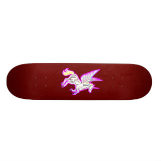 Rearing Unicorn Guardian Angel Skateboard