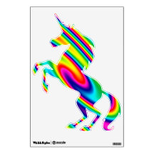 Rearing Unicorn Rainbow Twirl