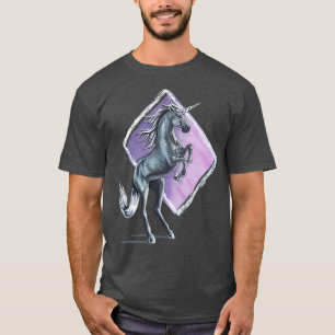 Rearing White Unicorn T-Shirt