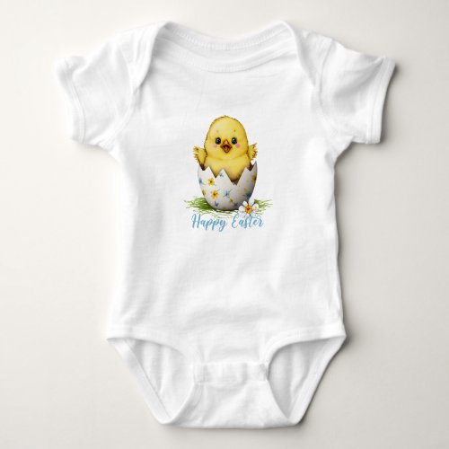 Reason Easter Eggs Chicken Happy Eclosion Baby Bodysuit