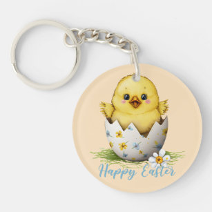 Reason Easter Eggs Chicken Happy Eclosion Keychain