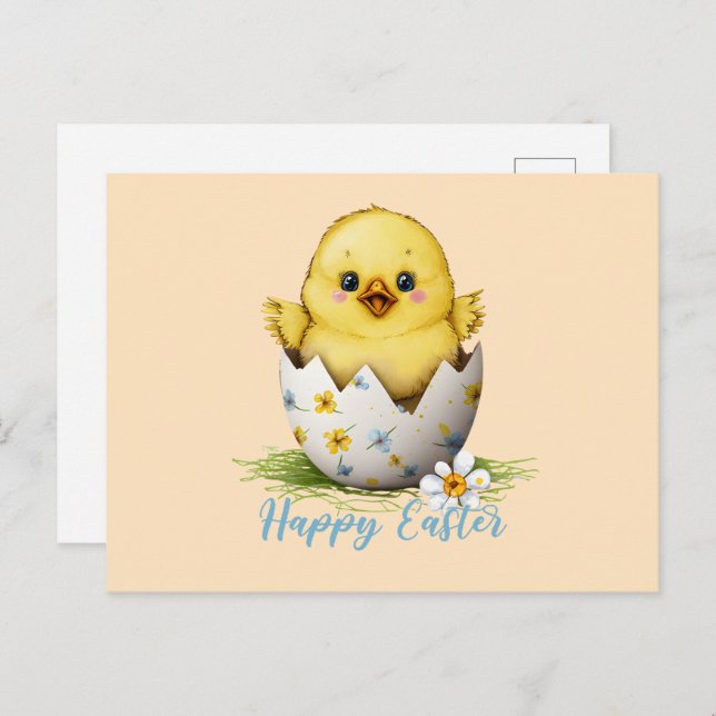Reason Easter Eggs Chicken Happy Eclosion Postcard (Front/Back)