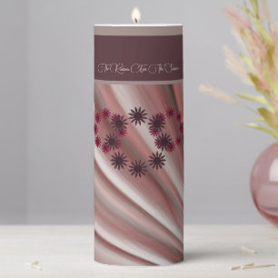 Reason For The Season Christmas Wreaths Pillar Candle