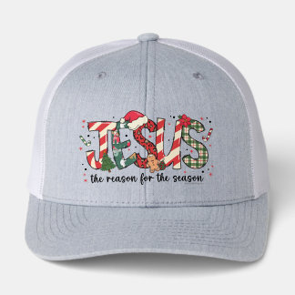 Reason for the Season Jesus Christmas Trucker Hat