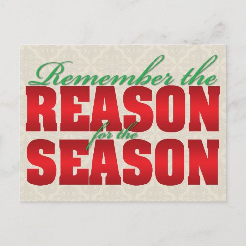 Reason for the Season Winter Solstice postcard