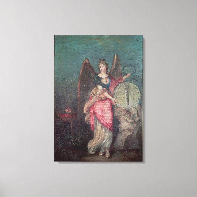 Reason Paying Tribute to the Emblems Canvas Print (Front)