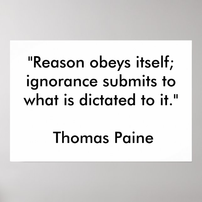 Reason Poster (Front)