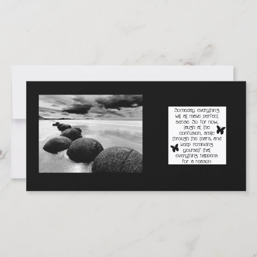 Reason things Happens Photo Card (Front)