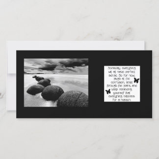 Reason things Happens Photo Card