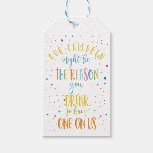 reason you drink teacher gift tags