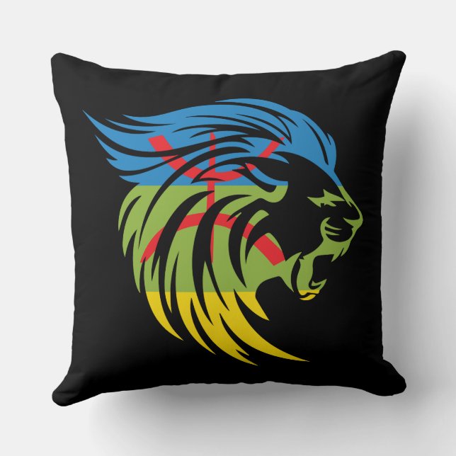 Reasons for the Kabyle Amazigh pottery Throw Pillow (Back)