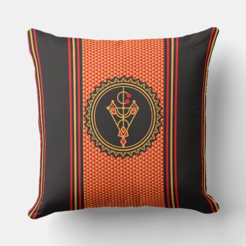 Reasons for the Kabyle Amazigh pottery Throw Pillow