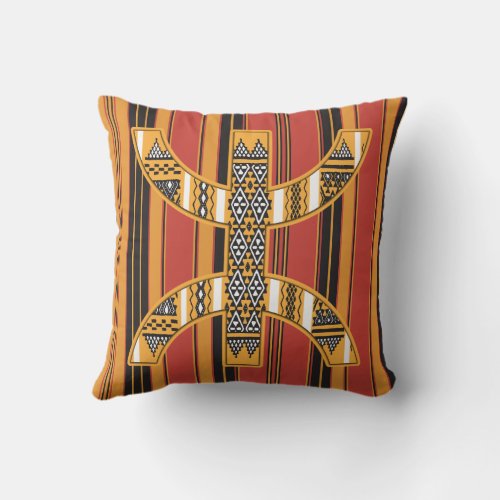 Reasons for the Kabyle Amazigh pottery Throw Pillow