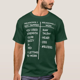 Reasons I Lost BJJ Rolling Training 1 T-Shirt