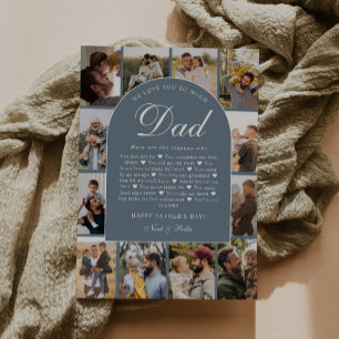 Reasons We Love You Dad Photo Collage Father's Day