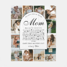Reasons We Love You Mom Photo Grid Collage
