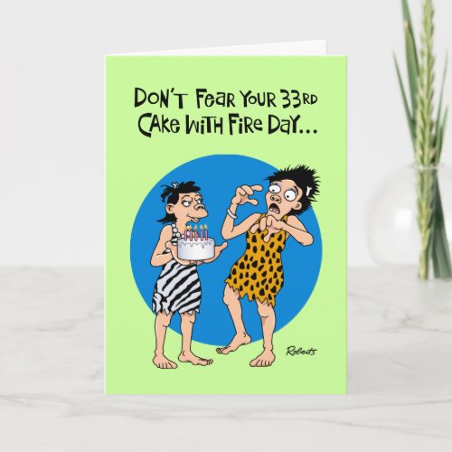 Reassuring 33rd Birthday Card