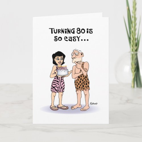 Reassuring 80th Birthday Card