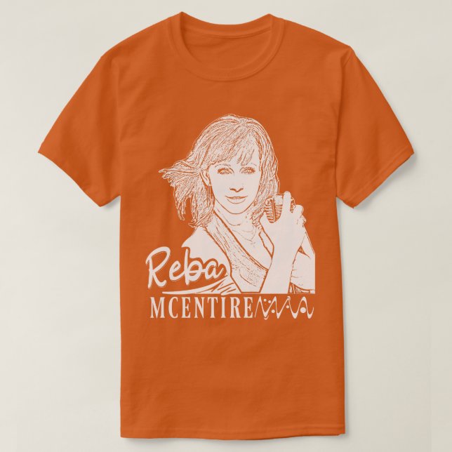Reba mcentire 80s Music T-Shirt (Design Front)