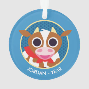 Reba the Cow Ornament