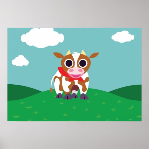Reba the Cow Poster
