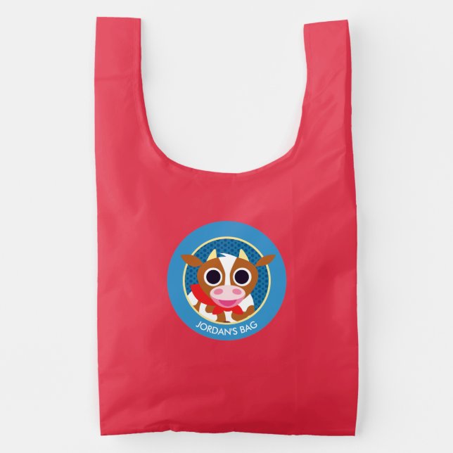 Reba the Cow Reusable Bag (Front)