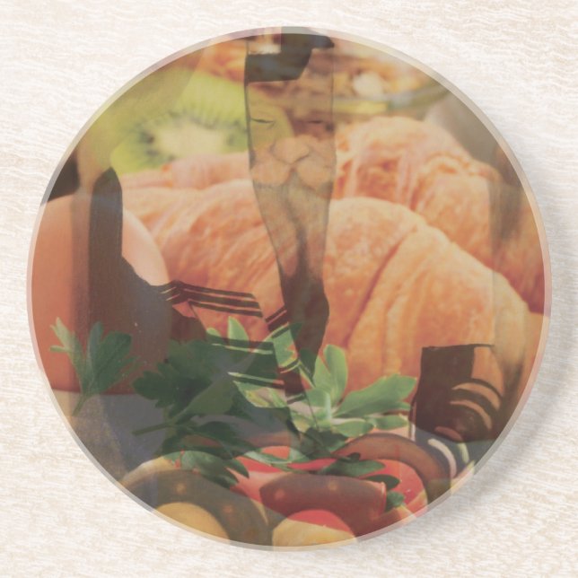 Rebbe Davenen Drink Coaster (Front)