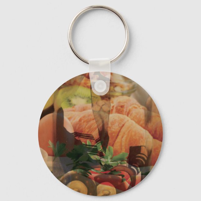 Rebbe Davenen Keychain (Front)