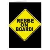 Rebbe on Board (Front)