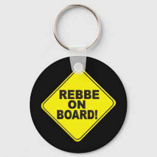 Rebbe on Board Keychain